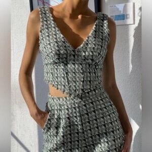 Yllw The Label Bryant Jacquard Top